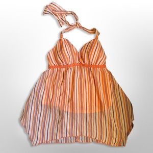 Y2k Jordache striped halter